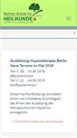 Mobile Screenshot of heilpraktikerintensivausbildungen.de